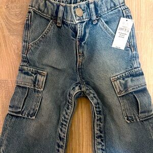 NWT Baby Gap Jean Cargo Pants!